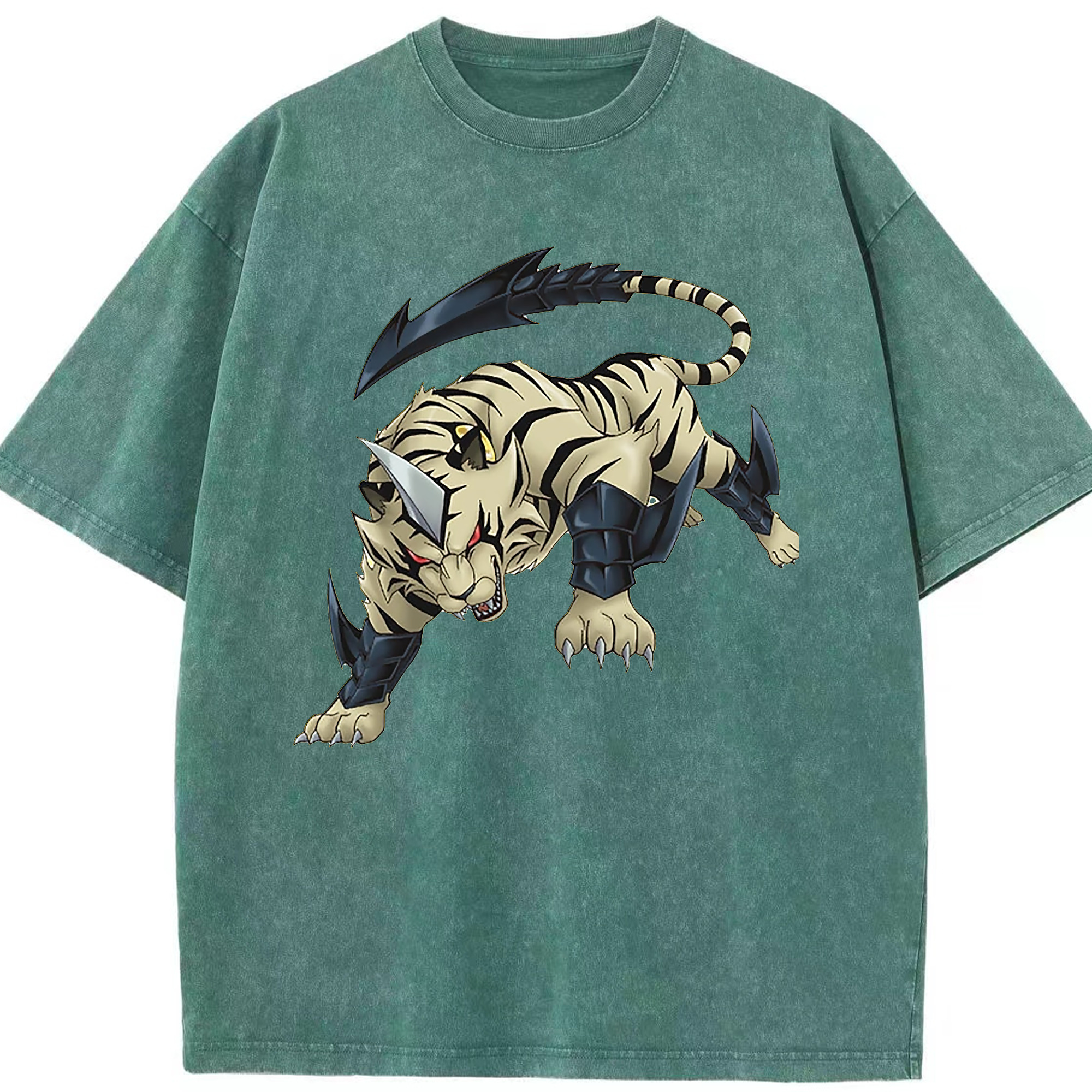 （画像用） 遊☆戯☆王 Yu-Gi-Oh! 綿100% ヴィンテージ風 半袖Tシャツ（フロントプリント）